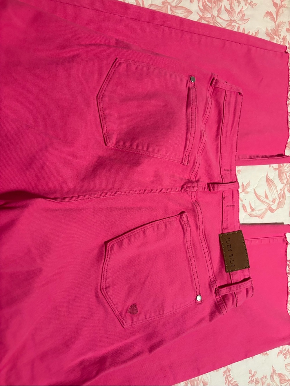 Judy Blue Vibrant Pink High-Rise Jeans